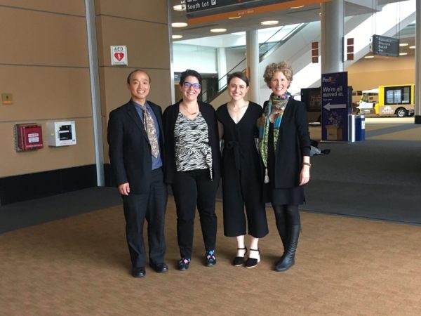 Tyrone Yang, Jenn Taranto, Emily Winer and Tara Healey present at ABx 2019.